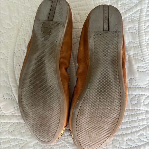 EUC Prada natural and glitter flats. - Picture 3 of 4